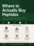 Vol. III: Where to Actually Buy Peptides